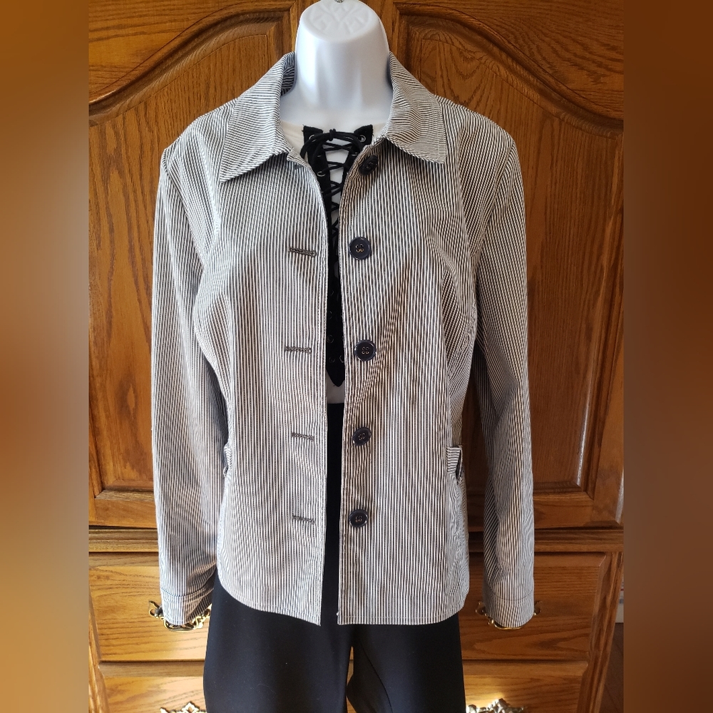 Charter Club Pinstripe Jacket!